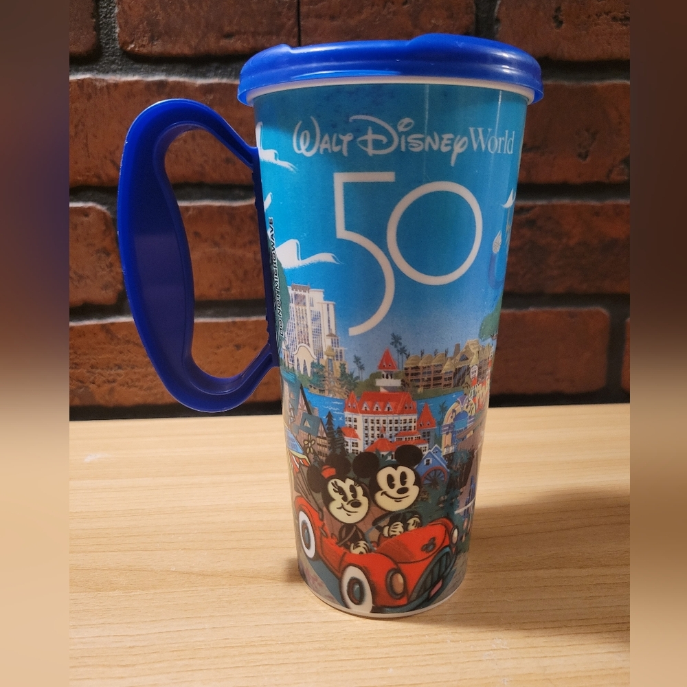 Walt Disney World 50th Anniversary Souvenir Resort Mug with Lid